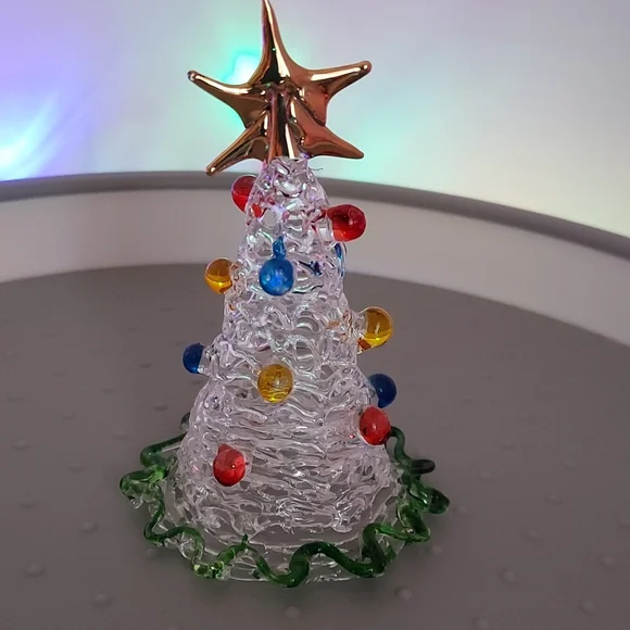 4pc Lot, Vtg. Blown Glass Christmas Trees - Picture 6 of 7